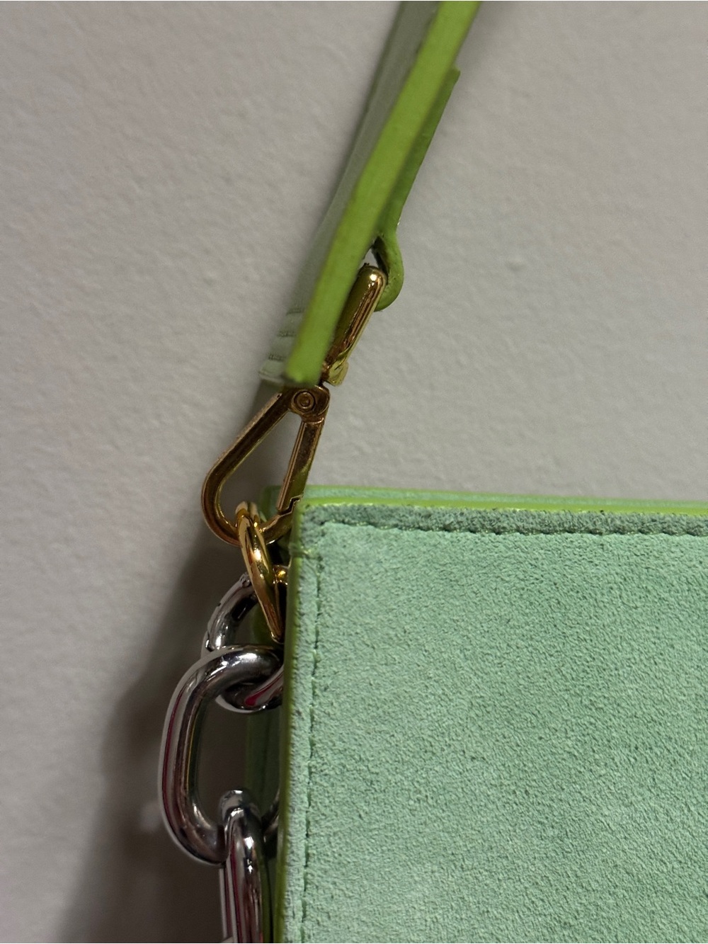 Jacquemus Le Ciuciu Suede Shoulder Bag in Green - Picture 14 of 14
